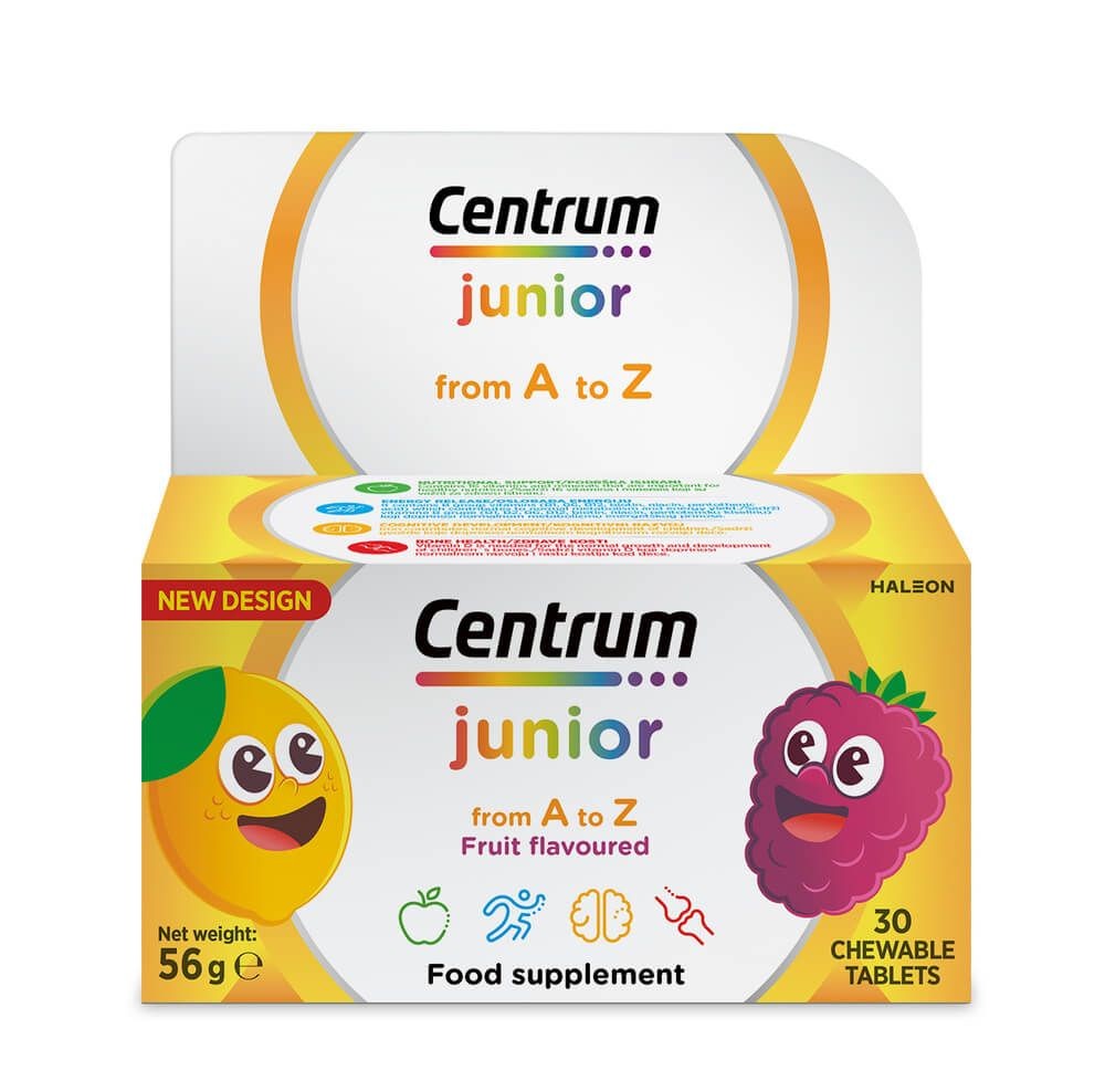 Centrum Junior от А до Цинк x 30 дъвчащи таблетки