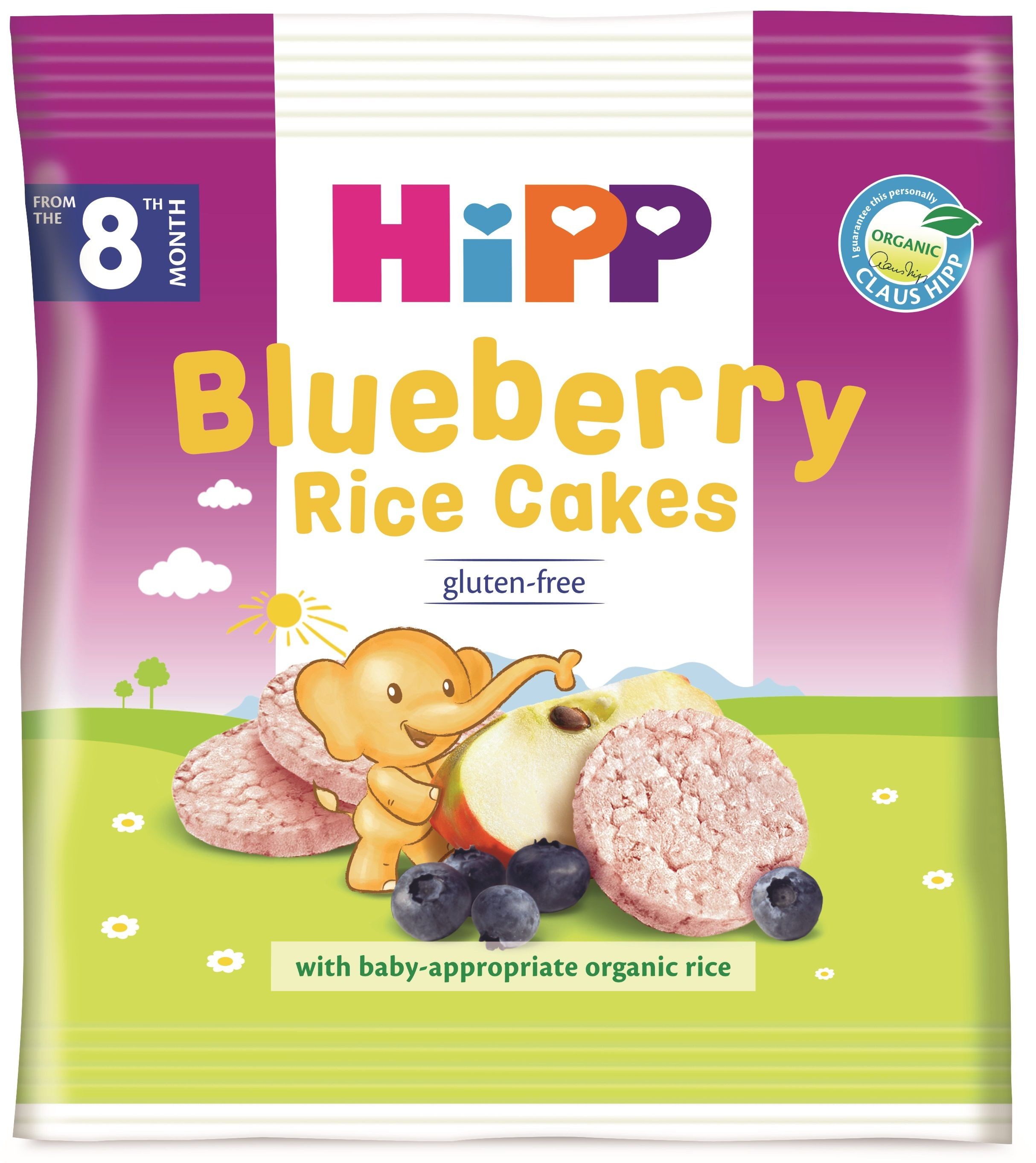 Hipp Био оризови гризини с боровинки x 30 g