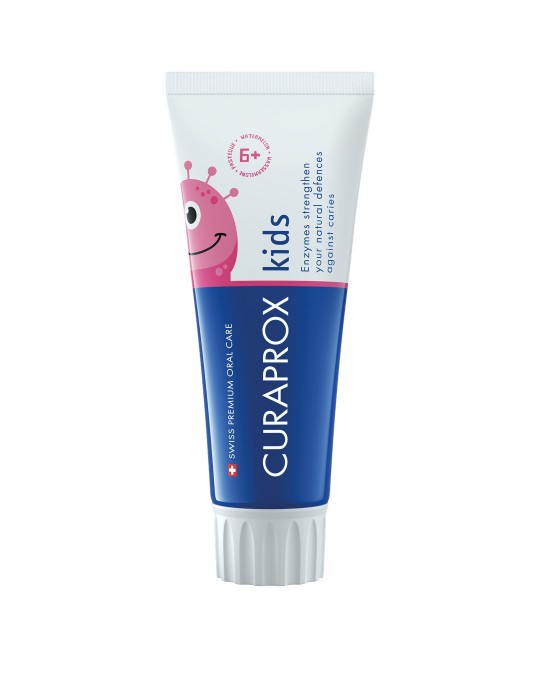 Curaprox Детска паста за зъби за деца над 6 години с вкус на диня x 60 ml