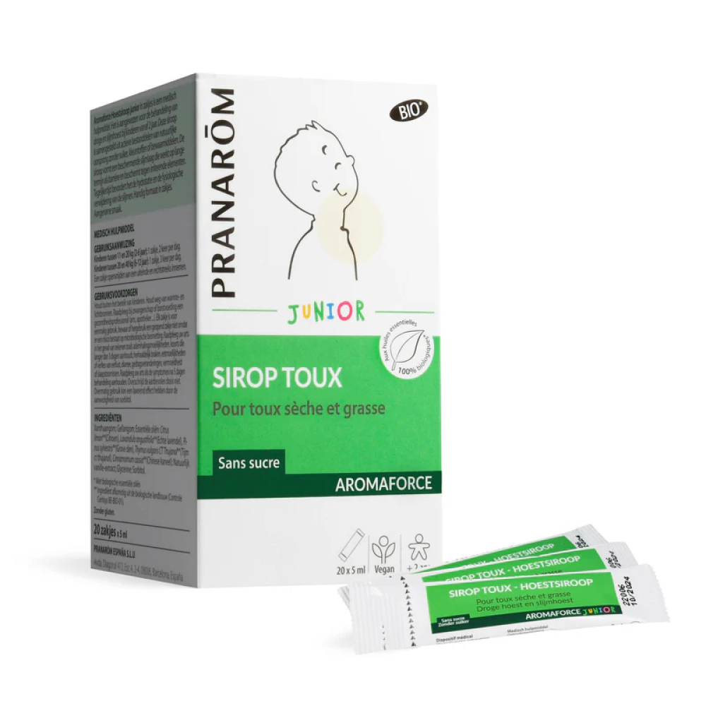 Pranarom Aromaforce Junior Сироп за кашлица 5 ml х 20 сашета