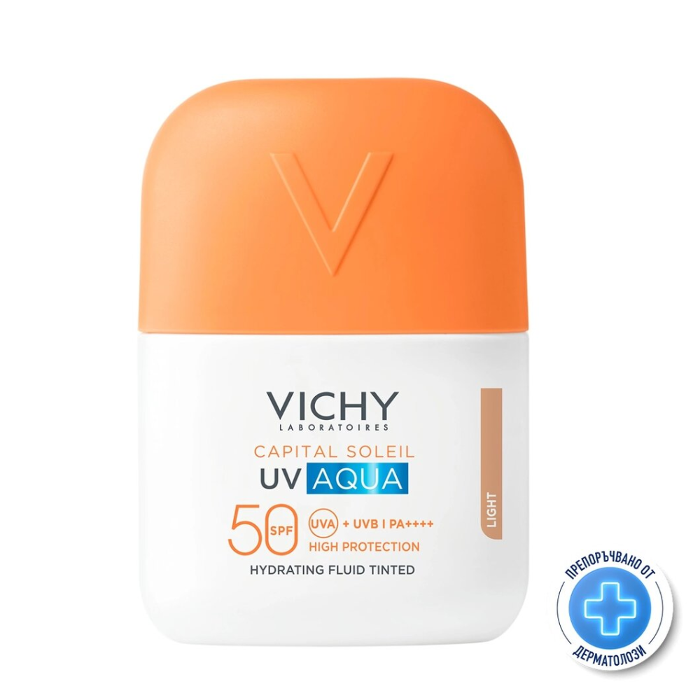 Vichy Capital Soleil UV Aqua Слънцезащитен тениращ флуид лайт SPF50 х 50 мл