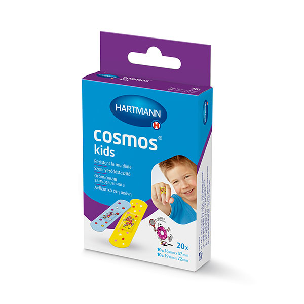 Hartmann Cosmos Kids Водоустойчив пластир за малки рани х 20 броя