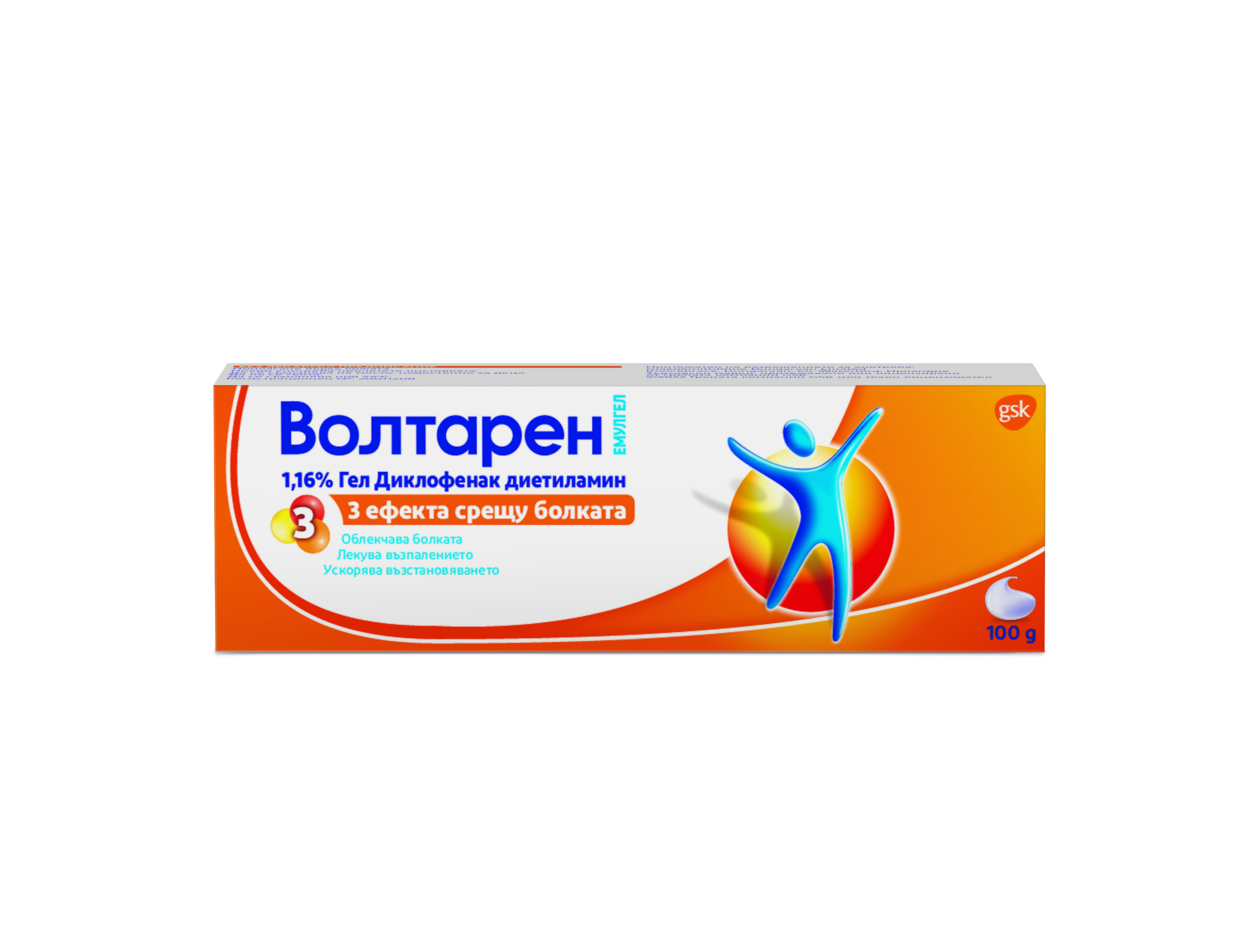 Волтарен емулгел 1,16% x 100 g