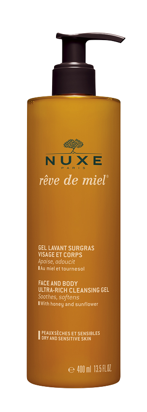 Nuxe Reve de Miel Почистващ гел за лице и тяло х 400 ml