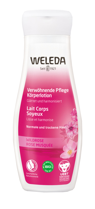 Weleda Подхранващ лосион за тяло с роза х 200 ml