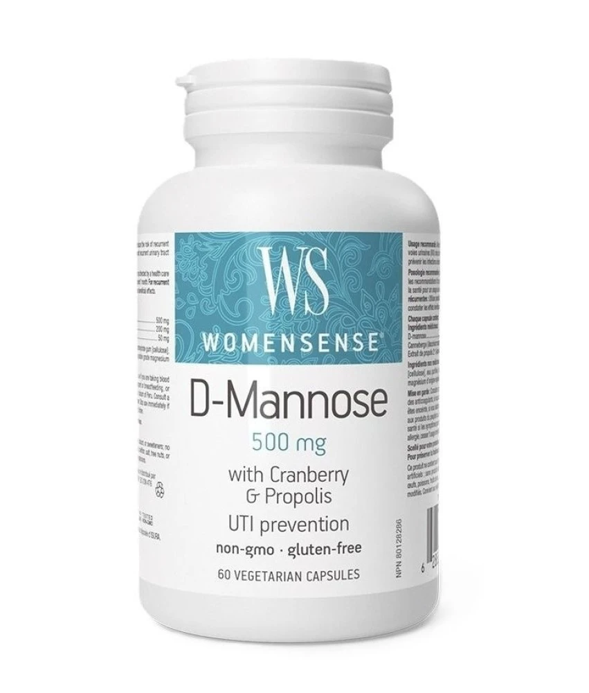 WomenSense D-маноза с червена боровинка и прополис за здрав уринарен тракт х 60 капсули